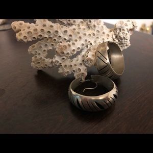 Sterling silver hoop earrings!